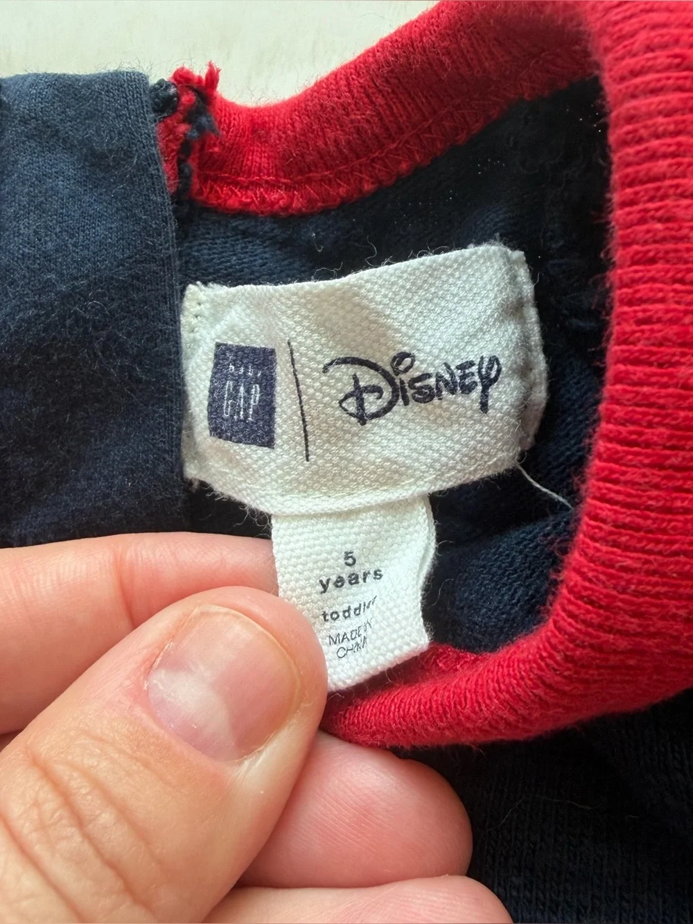 Gap x Disney | EUC - Minnie Jersey Knit Dress - Size 5 - Navy/Red/White
